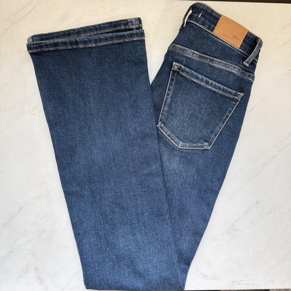 BKE Denim Size 24 Parker Universal Fit High Rise Bootcut Jeans Western Country - Picture 7 of 7